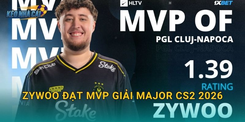 ZywOo đạt MVP giải Major CS2 2026 – Kèo nhà cái tôn vinh siêu xạ thủ Pháp tái xuất đỉnh cao thế giới 1 ZywOo đạt MVP giải Major CS2 2026 – Kèo nhà cái tôn vinh siêu xạ thủ Pháp tái xuất đỉnh cao thế giới
