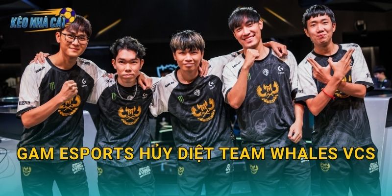 GAM Esports hủy diệt Team Whales VCS – Kèo nhà cái ghi nhận chiến thắng áp đảo của ông vua LMHT Việt